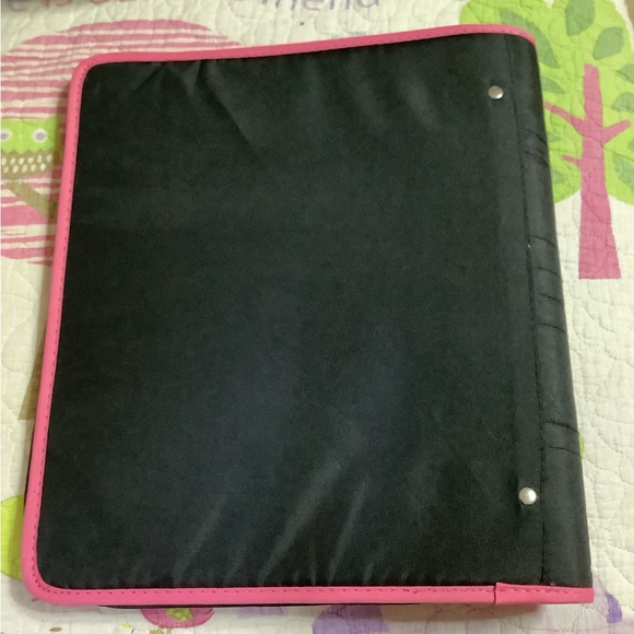 Vtg 90s Five Star Red 2" Ring Zipper Pen Pencil Pocket Binder Trapper Keeper EUC - Picture 2 of 5